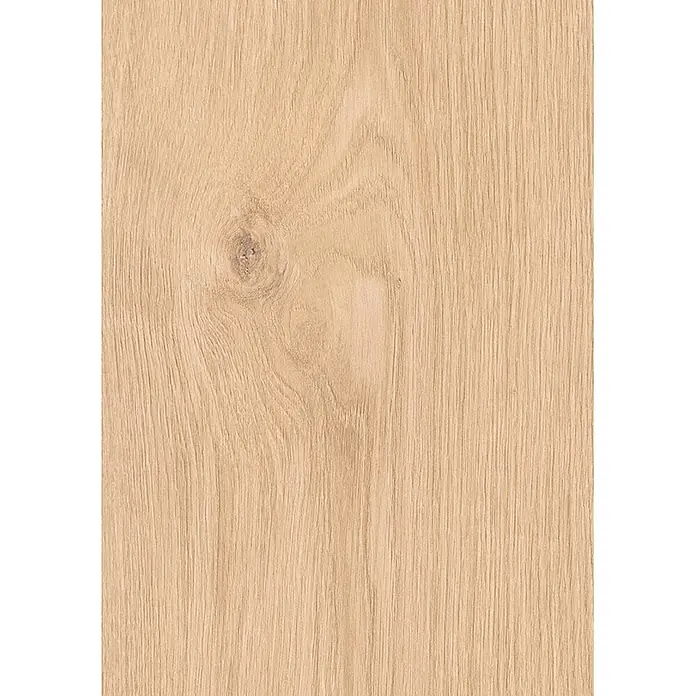 Krono Original Laminat Atlantic 8 - Blonde Montanara Oak, Landhausdiele, 1.288 x 195 x 8 mm - Helle Naturholzmaserung mit sichtbarem Ast.