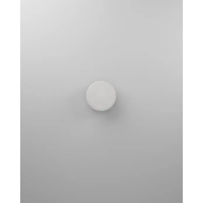 Eglo Deckenventilator Hovley - Weiß, 41 cm, Warmweiß - Weißer, runder, leicht gewölbter Knopf.