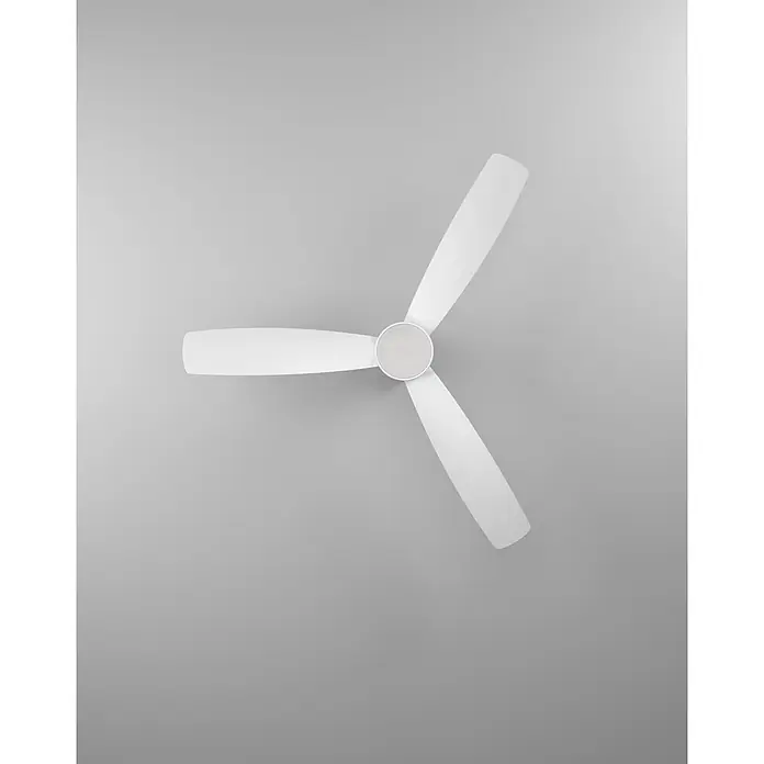 Eglo Deckenventilator Bonassola - Weiß, 132 cm - Weißer Deckenventilator mit drei Flügeln.