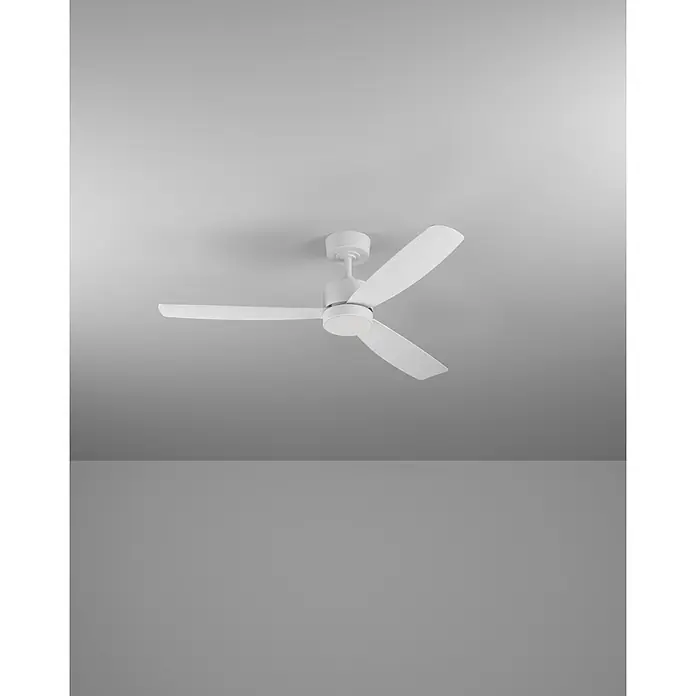 Eglo Deckenventilator Bonassola - Weiß, 132 cm - Weißer Deckenventilator mit drei Flügeln.