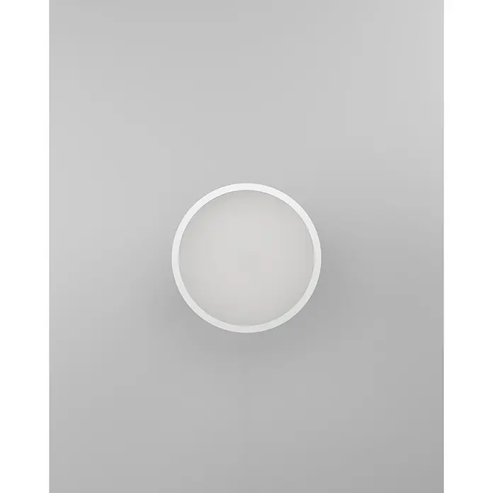 Eglo Deckenventilator Malpica - Weiß, 77 cm - Weiße, runde Leuchte mit matter Oberfläche.
