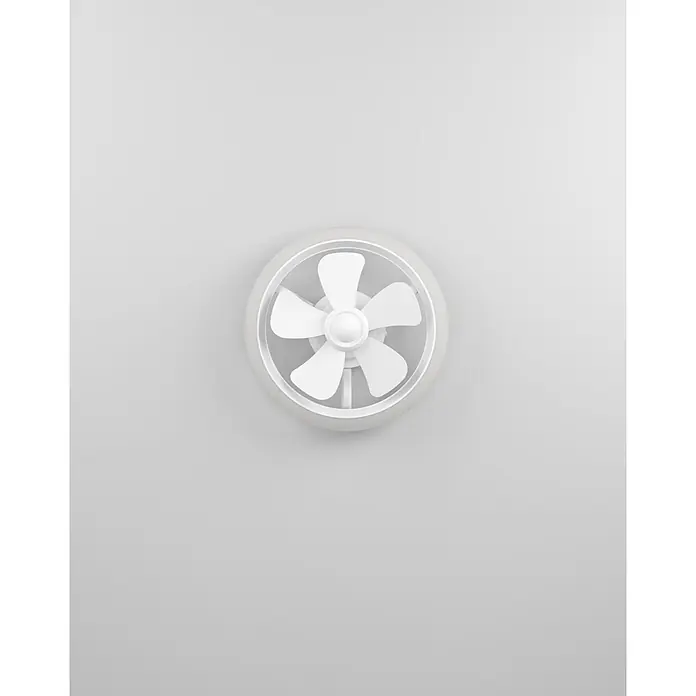 Eglo Deckenventilator Fernandina - Weiß, 38 cm, 30 W, RGB - Weißer Abluftventilator mit fünf Flügeln.