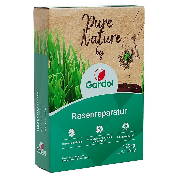 Gardol Nachsaat-Rasen Rasenreparatur (1,25 kg, Saatgut ausreichend für: 10 m²) | BAUHAUS