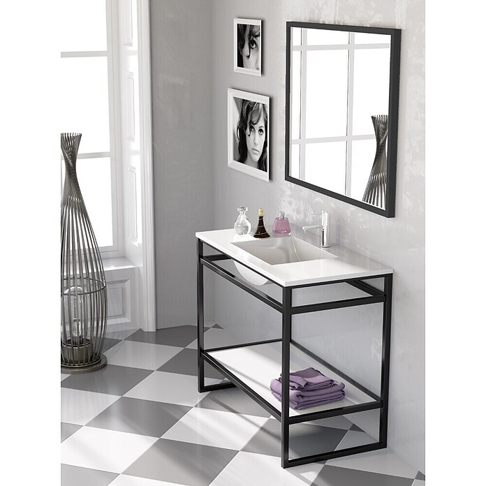 Lavabo París (80 x 46 cm, Blanco) | BAUHAUS