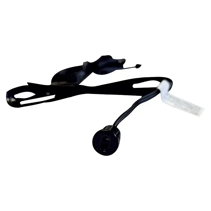 Direct Signs Sensor Akus Pir Trafo - Schwarz - Schwarzes Elektronikkabel mit spezialisiertem Stecker und flachem, konturiertem Gehäuse.