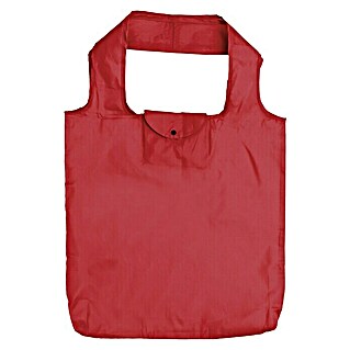 Einkaufstasche faltbar (L x B: 60 x 40 cm, Polyester, Rot)