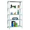 Simonrack Simonclassic Metallregal (L x B x H: 40 x 110 x 200 cm, Traglast: 100 kg/Boden, Anzahl Böden: 5 Stk., Weiß)