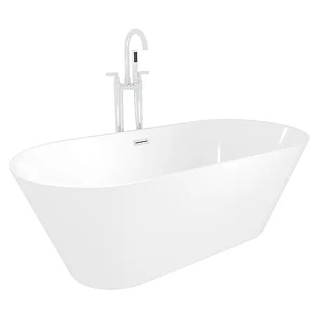 AcquaVapore  Freistehende Badewanne Fertigdusche F01-170-AF03