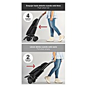 Rolser Carro de la compra Akanto MF 4 (L x An x Al: 41 x 117 x 56 cm, Capacidad de carga: 40 kg, Morado) | BAUHAUS