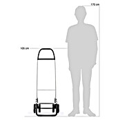 Rolser Carro de la compra Akanto MF 4 (L x An x Al: 41 x 117 x 56 cm, Capacidad de carga: 40 kg, Morado) | BAUHAUS