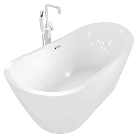AcquaVapore  Freistehende Badewanne Fertigdusche F03-180-AF05
