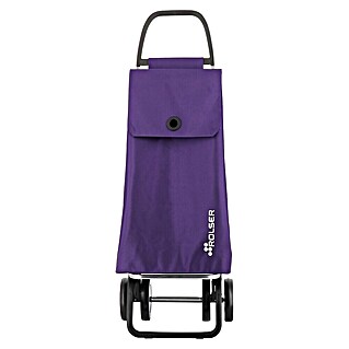 Rolser Carro de la compra Akanto MF 4 (L x An x Al: 41 x 117 x 56 cm, Capacidad de carga: 40 kg, Morado)
