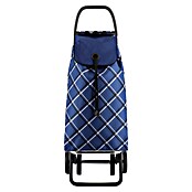 Rolser Carro de la compra I-MAX Chiara (L x An x Al: 45 x 66 x 53 cm, Capacidad de carga: 40 kg, Cuadros azul) | BAUHAUS