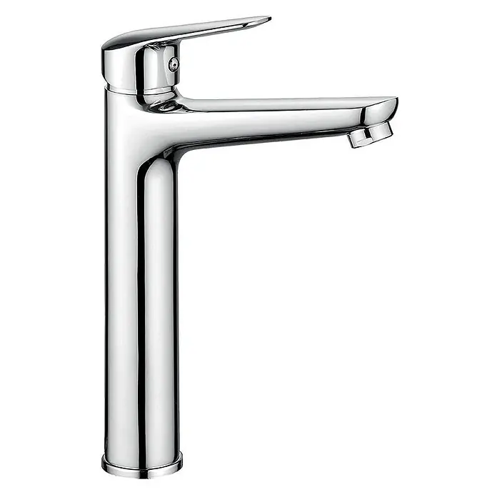 Kiamami Valentina Waschtischarmatur - Silber - Polierte Chrom-Einhebel-Waschtischarmatur in modernem Design.