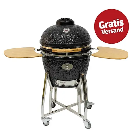 Flame Rock   Holzkohlegrill Kamado 22