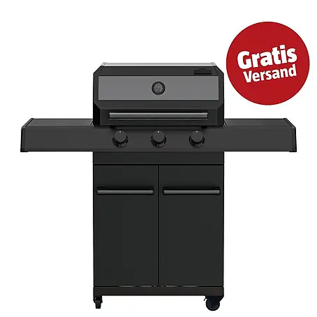 Kingstone KMS Gasgrill Cliff 3000 Beast Black Edition