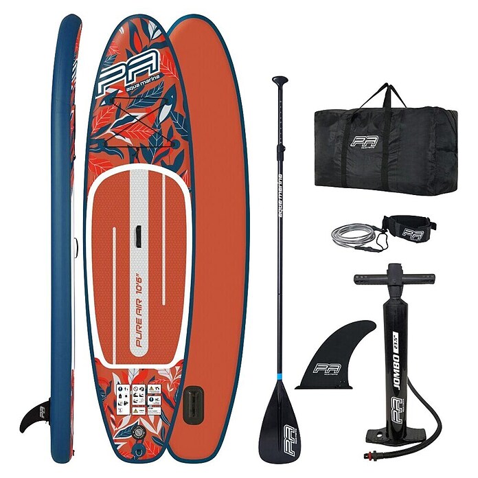 Aqua Marina Sup Pure Air  (Nosilnost: 140 kg, Napihljiv) | 1413 - Badeboote, SUPs,Fun Tubes,Wasserski | ABIM - Boote | ABI - Nautic | AB - Nautic | A - Eisenwaren | BAUHAUS