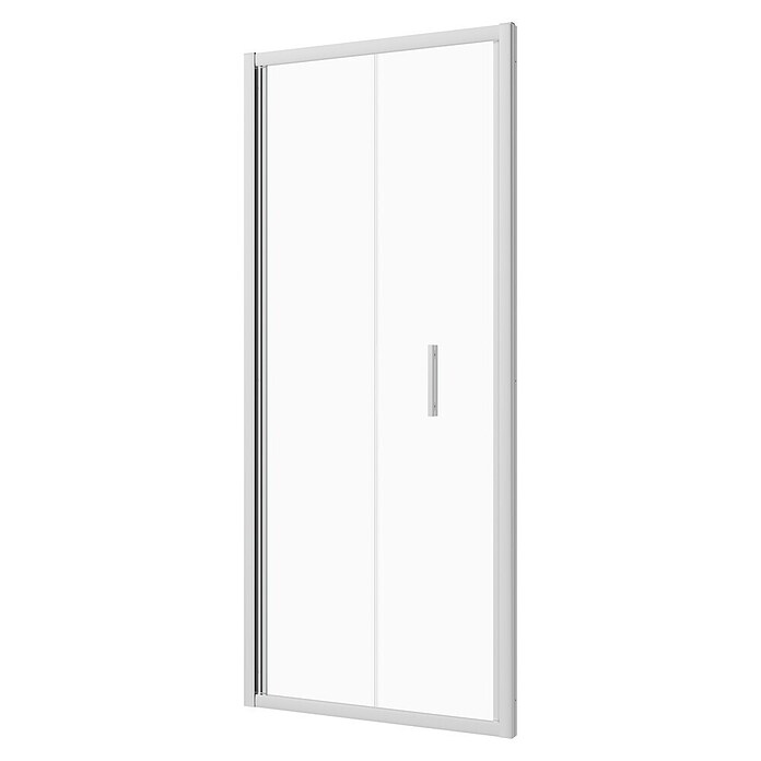 Sanotechnik Zložljiva vrata za tuš kabino Slim Line  (80 x 200 cm, Krom, Vgradne dimenzije: 78-82 cm) | 3673 - Falttür | DADB - Duschabtrennungen | DAD - Badausstattung | DA - Badausstattung/Bäderwelt | D - Sanitär | BAUHAUS
