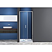 Sanotechnik Zložljiva vrata za tuš kabino Slim Line  (90 x 200 cm, Krom, Vgradne dimenzije: 88-92 cm) | 3673 - Falttür | DADB - Duschabtrennungen | DAD - Badausstattung | DA - Badausstattung/Bäderwelt | D - Sanitär | BAUHAUS