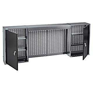 Küpper Gornji ormarić (D x Š x V: 160 x 20 x 60 cm, Broj vrata: 2 Kom., Crno-siva)