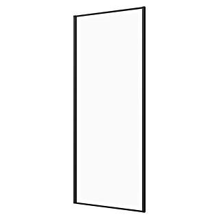 Sanotechnik Tuš stena fiksni del Slim Line (100 x 200 cm, Debelina: 6 mm, Črna)