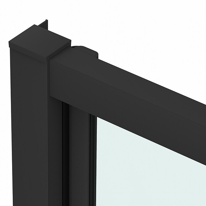 Sanotechnik Zložljiva vrata za tuš kabino Slim Line  (80 x 200 cm, Črna, Vgradne dimenzije: 78-82 cm) | 3673 - Falttür | DADB - Duschabtrennungen | DAD - Badausstattung | DA - Badausstattung/Bäderwelt | D - Sanitär | BAUHAUS