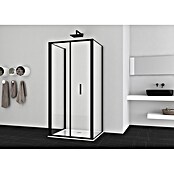 Sanotechnik Zložljiva vrata za tuš kabino Slim Line  (80 x 200 cm, Črna, Vgradne dimenzije: 78-82 cm) | 3673 - Falttür | DADB - Duschabtrennungen | DAD - Badausstattung | DA - Badausstattung/Bäderwelt | D - Sanitär | BAUHAUS