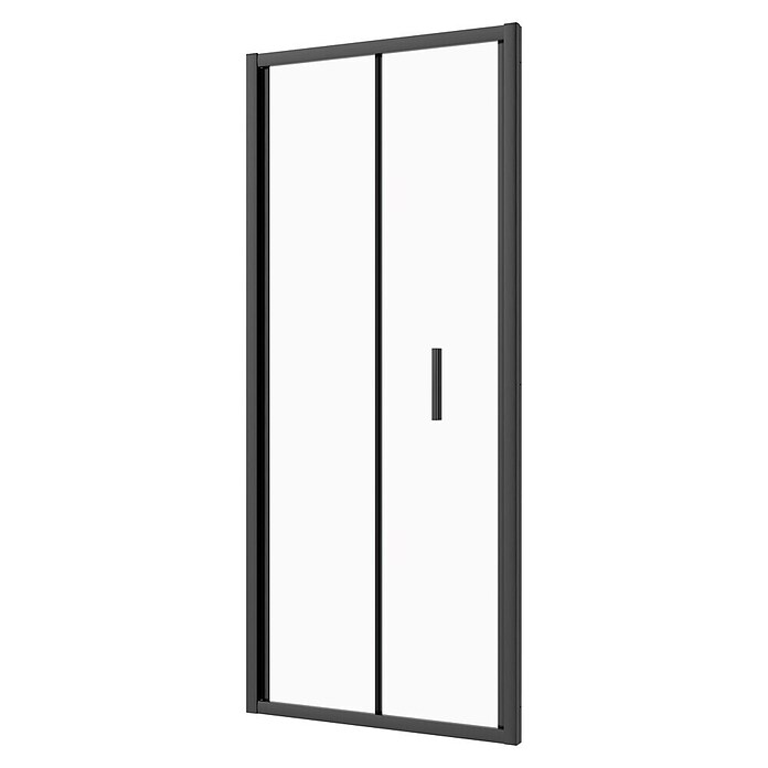 Sanotechnik Zložljiva vrata za tuš kabino Slim Line  (80 x 200 cm, Črna, Vgradne dimenzije: 78-82 cm) | 3673 - Falttür | DADB - Duschabtrennungen | DAD - Badausstattung | DA - Badausstattung/Bäderwelt | D - Sanitär | BAUHAUS