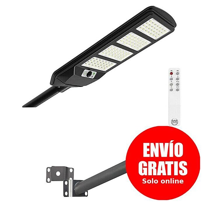 Arte confort Lusna Farola LED con soporte (15 W, 2.000 lm, 6.500 K, IP54) | BAUHAUS