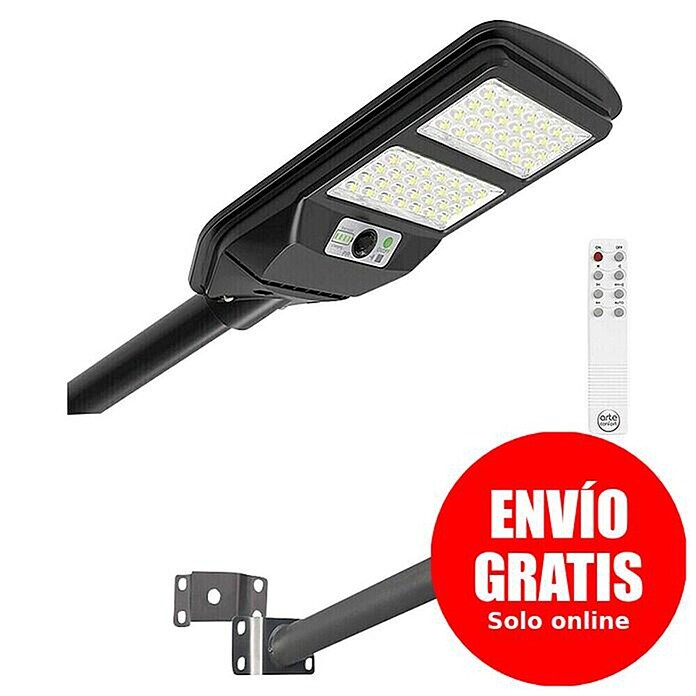 Arte confort Lusna Farola LED con soporte (8 W, 700 lm, 6.500 K, IP54) | BAUHAUS