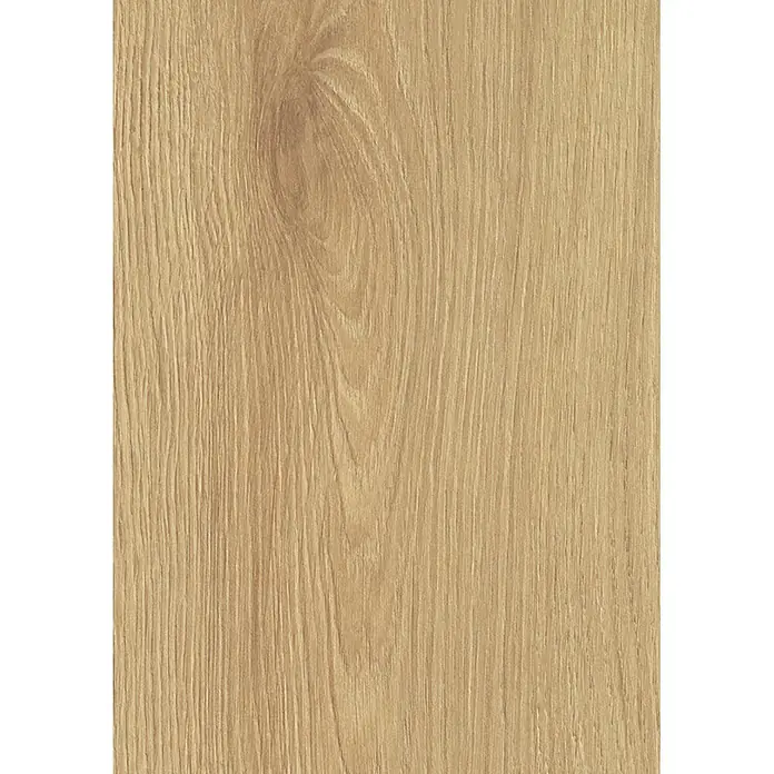 Krono Original Laminat Organic Clever Long Silent - Farrow Montreux Oak, Landhausdiele, 2.003 x 245 x 7 mm - Helle Holzmaserung mit sichtbarem Ast.