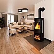Haas+Sohn Kaminofen Grasse (5,5 kW, Raumheizvermögen: 88 m³ - 124 m³, Material Verkleidung: Stahl) | BAUHAUS
