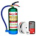Simonrack Ecofire Extintor de incendios + detector de humos Smart 
