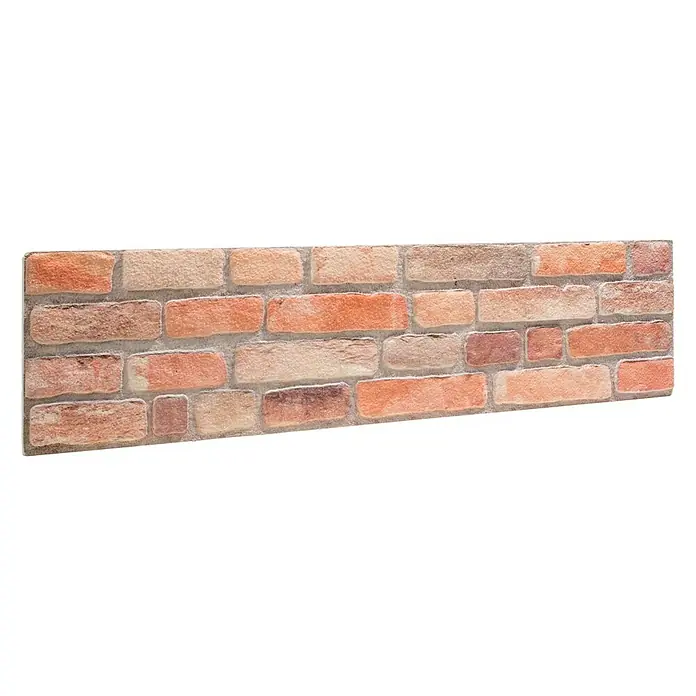 Panel de pared Ultra Light Ladrillo - 120 x 30 cm, 1 ud. - Un panel de pared decorativo con aspecto de ladrillo. Este panel añade un encanto rústico a cualquier espacio con su textura realista y la paleta de colores cálidos.