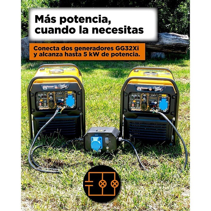 ITC Power Generador GG32XI (3 kW, Volumen del depósito: 10 l, Consumo: 1,83 l/h) | BAUHAUS