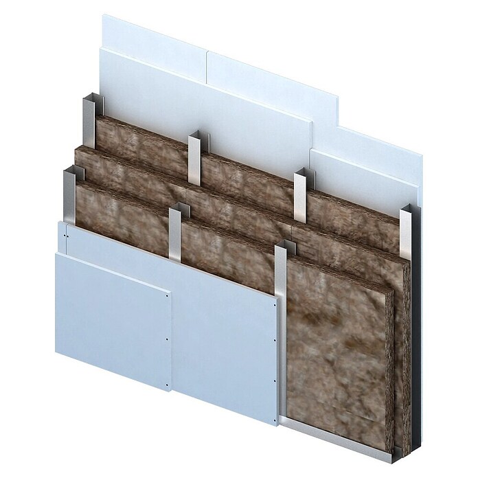 Knauf Insulation Glaswol Ultracoustic (l x b x d: 125 x 60 x 4,5 cm, 1,2 W/(m²K), Thermische geleidbaarheid: 0,044 W/(mK)) | BAUHAUS