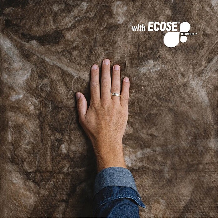 Knauf Insulation Glaswolisolatie TI 312 Rd 2,5 (l x b x d: 850 x 60 x 10 cm, Thermische geleidbaarheid: 0,04 W/(mK)) | BAUHAUS