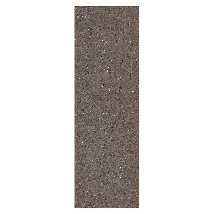 Corklife Studiostyle Korkboden - Lisboa Cinza, Mehrstab, 905 x 295 x 10,5 mm - Strukturierte dunkelgraue Oberfläche mit feinen horizontalen Linien und dezentem, abgenutztem Muster aus helleren Flecken.