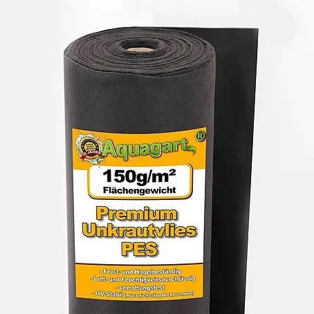 Aquagart  Bodenschutzvlies 20m² 150g/m² 1m Unkrautvlies Gartenvlies
