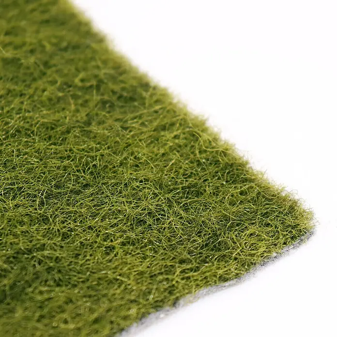 Aquagart Bodenschutzvlies 18m x 0,75m grün Ufermatte Böschungsmatte -  - Grüne Kunstgrasmatte mit feinen, kurzen Fasern.