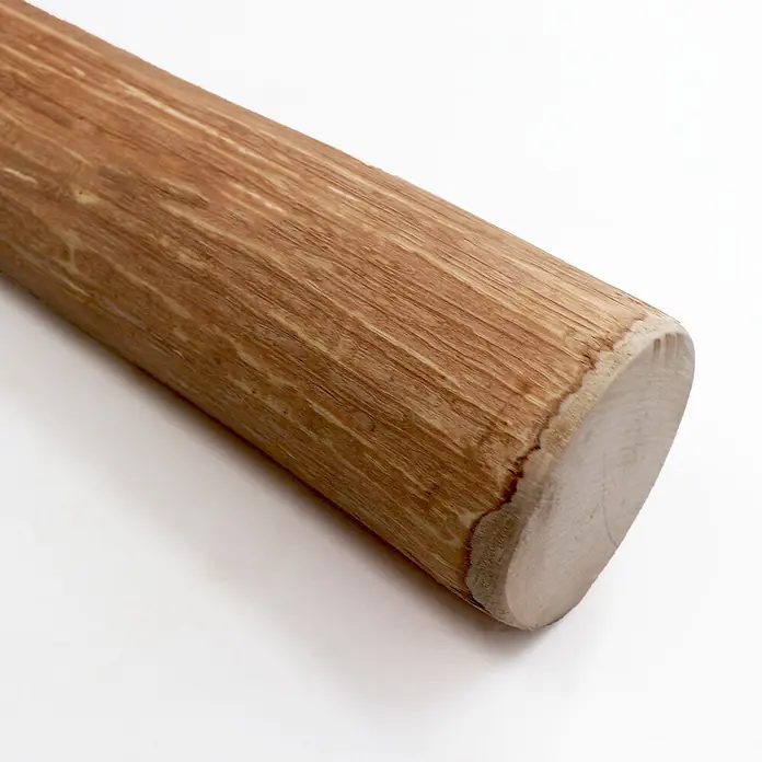 Aquagart Zaunpfosten 10 1,5m 6 9cm Holzpfosten für Staketenzaun I - Höhe: 1,5 m, braun, Holz - Hellbrauner Holzzylinder mit sichtbarer Maserung.