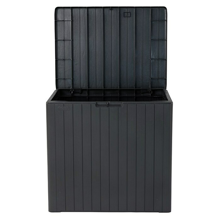 Keter Storage-Box City BoxL x B x H: 44 x 57,8 x 55 cm, Kunststoff, Anthrazit Front View