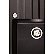 Respekta Einbauspüle Almonto (86 x 50 cm, Verbundwerkstoff, Schwarz) | BAUHAUS
