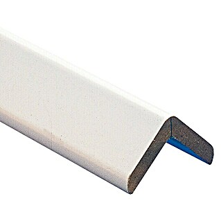 Rufete Perfil de esquina MDF melamínico Blanco (260 cm x 30 mm x 30 mm)