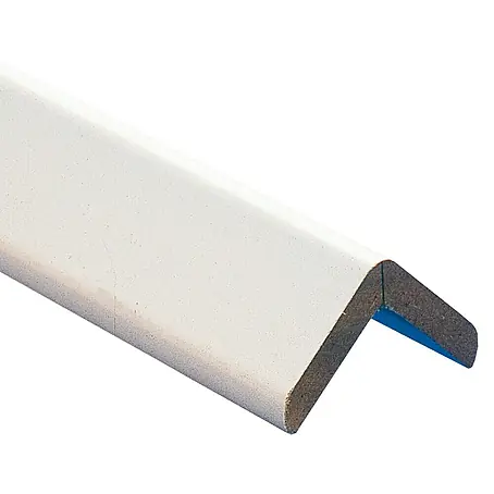 Rufete  Perfil de esquina MDF melamínico Blanco