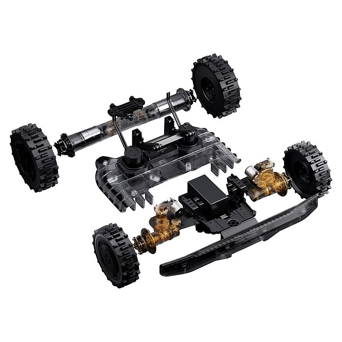 Segway Robotska kosilnica Navimow X450 AWD EU  (5.000 m², Širina reza: 43 cm, Satelitska navigacija, RTK) | 7261 - Mähroboter | IAEA - Rasenmäher | IAE - Gartenmotorgeräte | IA - Gartenhartware | I - Stadtgarten | BAUHAUS