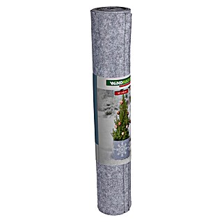 Windhager Dekoartikel Tropfschutz Schneeflocke (Grau, Frostschutz, Länge: 40 cm, Rund)