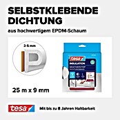 tesa MOLL P-Profildichtung (Weiß, 25 m)