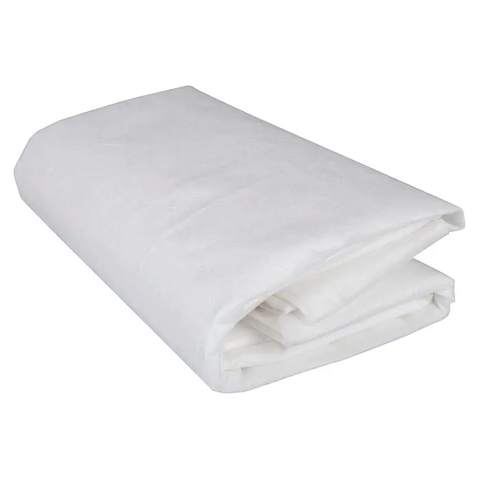 Windhager Winterschutzhaube Protect XL - Vlies, 50 g/m², Durchmesser: 90 cm, L x B: 1,4 x 2 m - Gefaltetes weißes Vliesstofftuch
