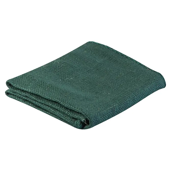 Windhager Gartensack - L x B: 100 x 70 cm, Grün - Gefalteter dunkelgrüner Stoff mit sichtbarer grober Webstruktur.